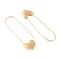 42.5mm Heart Safety Pin Charm Connectors, 2ct. by Bead Landing™